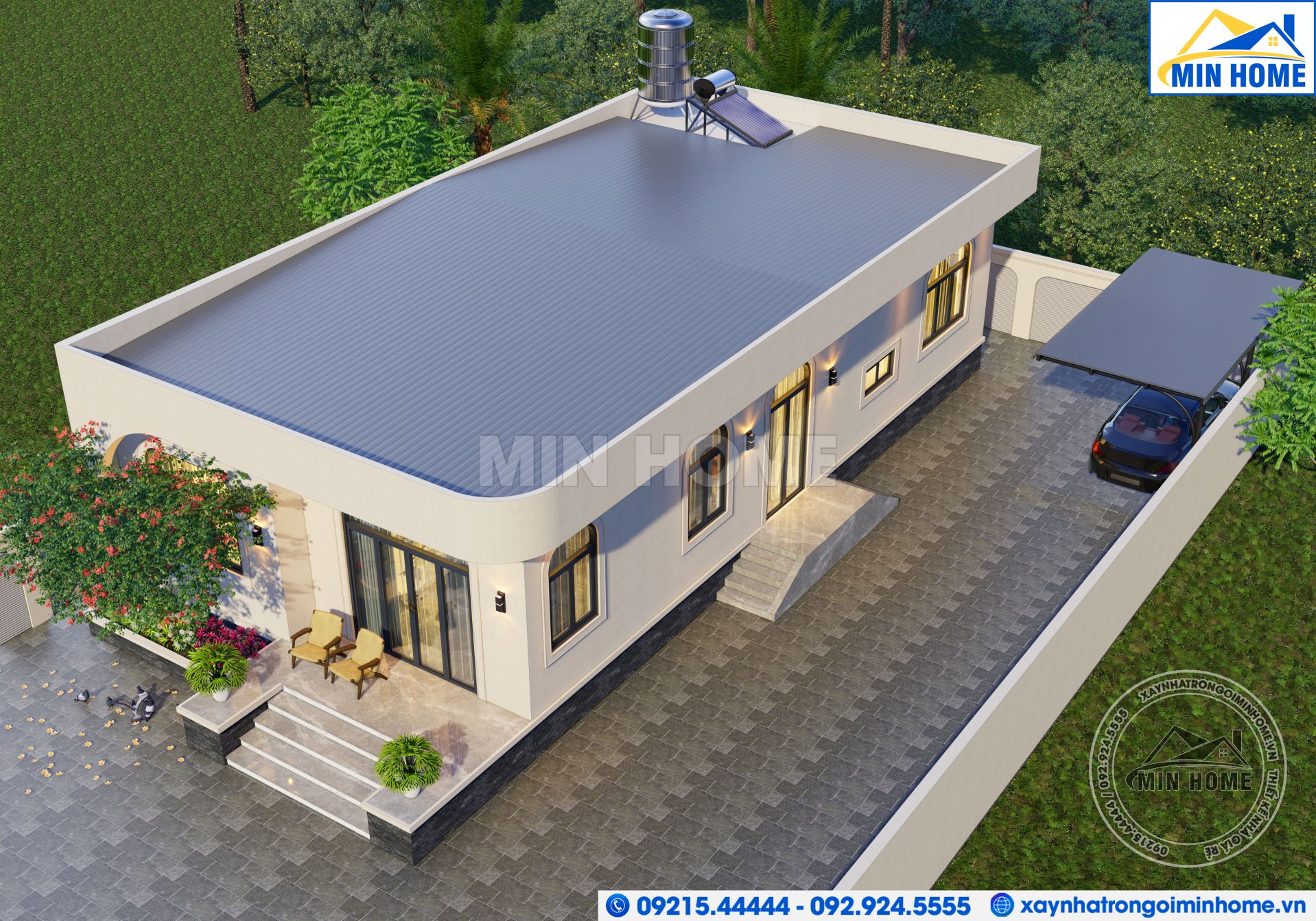 mau nha cap 4 mai bang 3 phong ngu dep tinh te an tuong mn02364 2 mau nha cap 4 mai bang 3 phong ngu dep tinh te an tuong mn02364 2