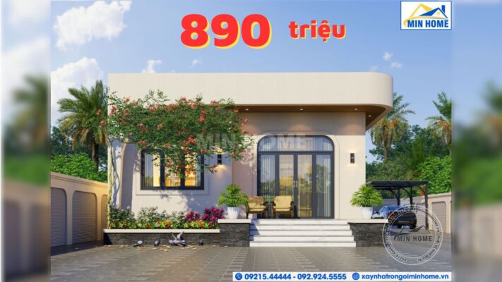 mau nha cap 4 mai bang 3 phong ngu dep tinh te an tuong mn02364