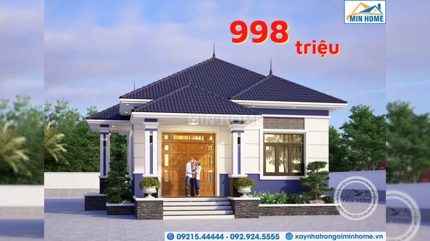 mau nha vuon 1 tang 3 phong ngu sieu dep tai tay ninh mn03411 13