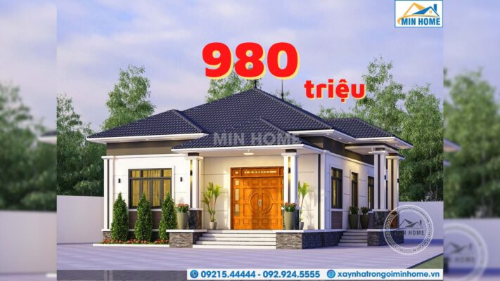 min home thiet ke nha cap 4 mai nhat 4 phong ngu dep