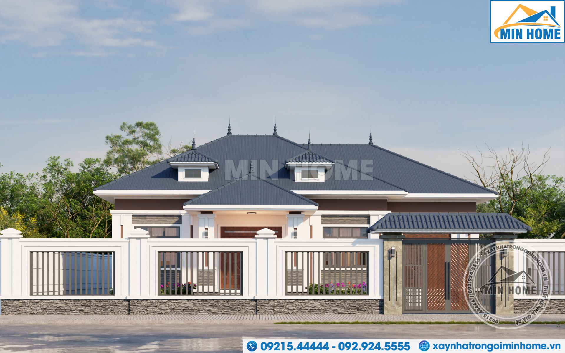 thiet ke nha 1 tang mai nhat 4 phong ngu sieu dep tien nghi gia re mn03432 1 thiet ke nha 1 tang mai nhat 4 phong ngu sieu dep tien nghi gia re mn03432 1
