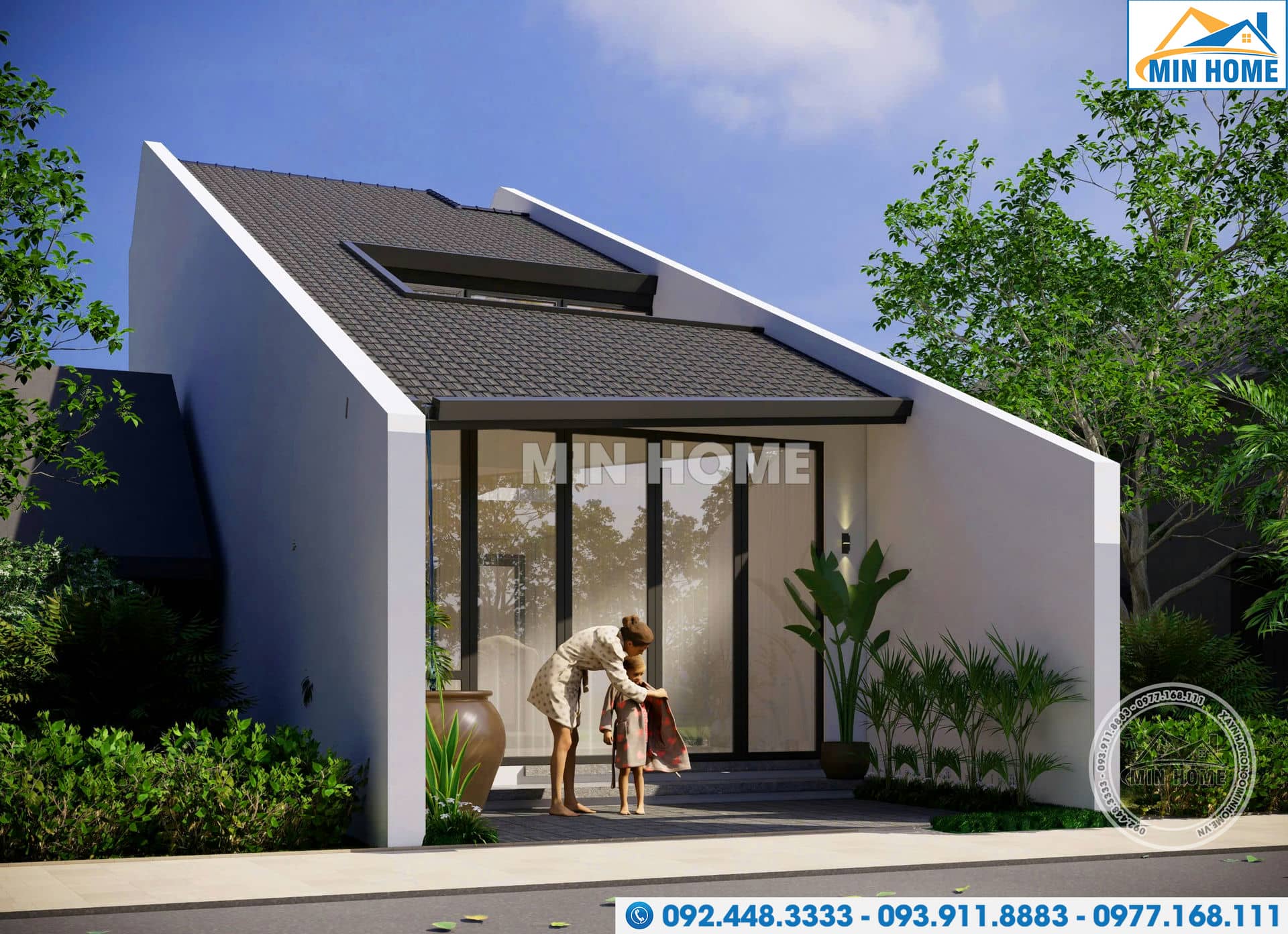 mau nha 1 tang mai lech khong gian mo hut moi anh nhin mn03660 5