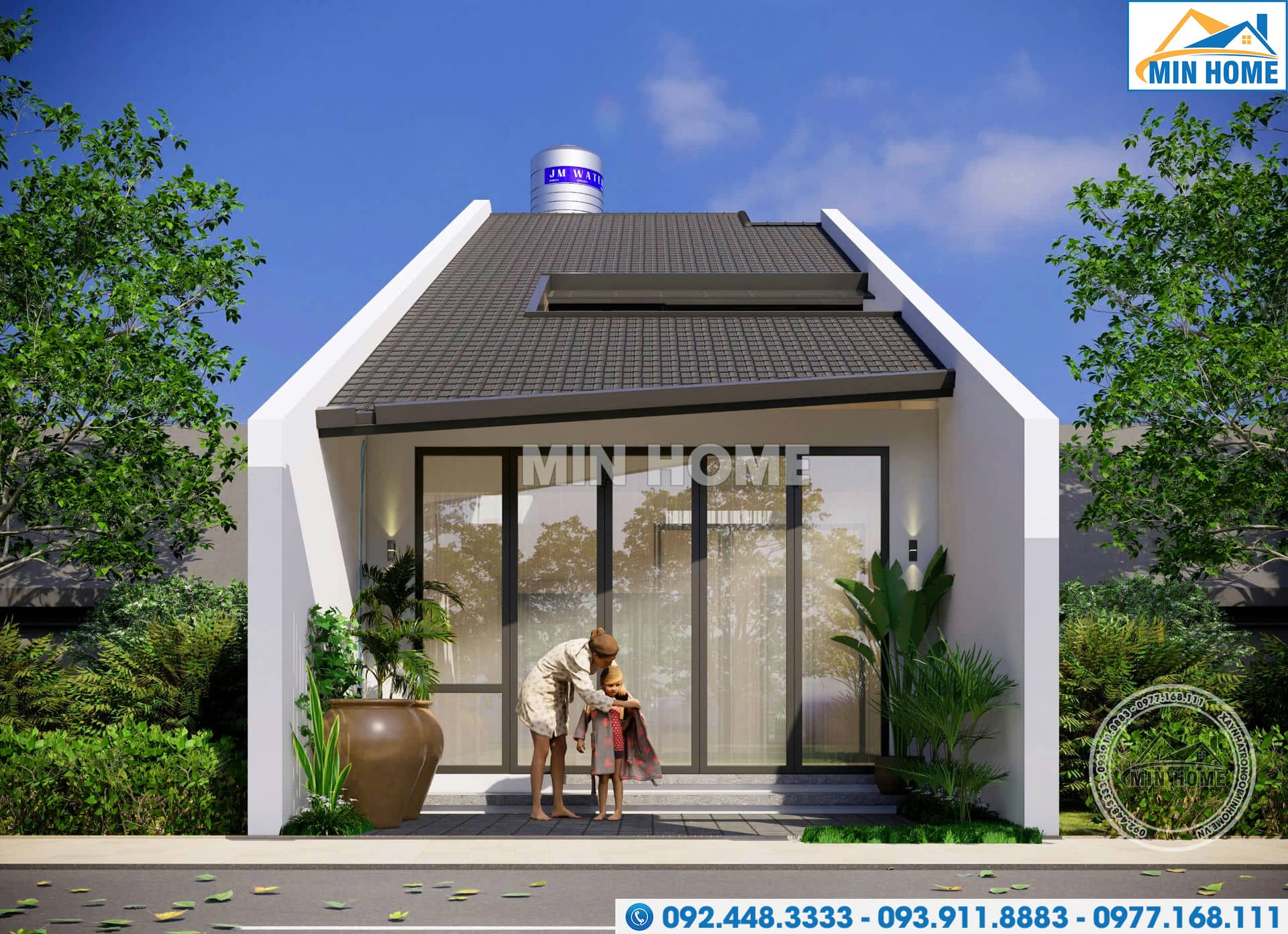 mau nha 1 tang mai lech khong gian mo hut moi anh nhin mn03660 6