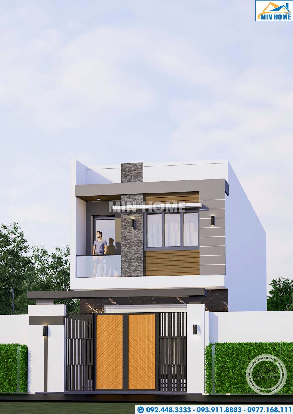 mau nha 2 tang mat tien 5m hien dai 16 mau nha 2 tang mat tien 5m hien dai 16