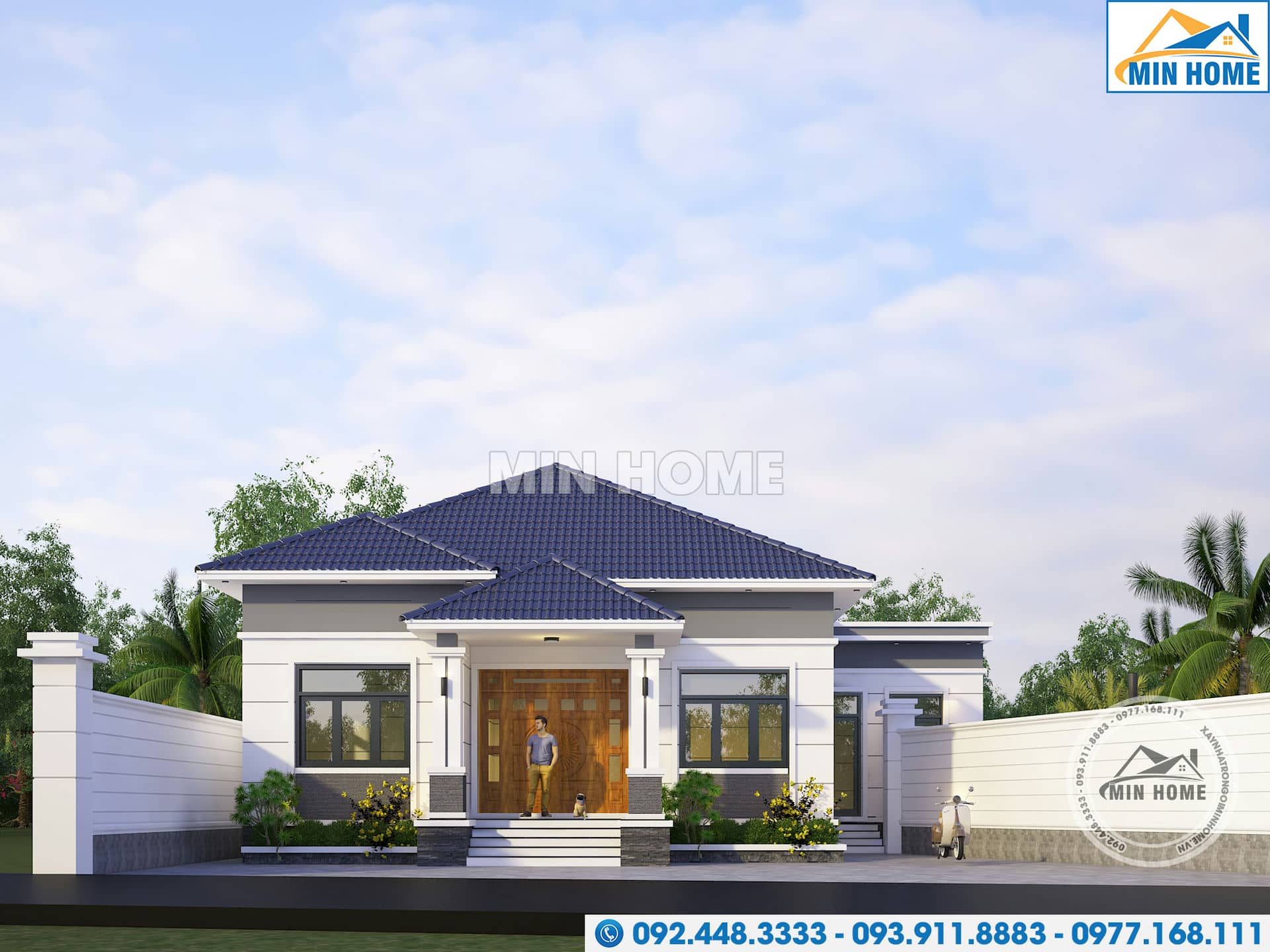 mau nha cap 4 mai nhat dep sang trong tai bac giang mn03685