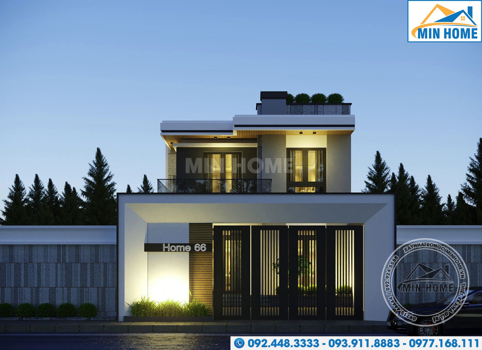 mau nha pho 2 tang 3 phong ngu dep hien dai tiet kiem chi phi toi da mn03410 4