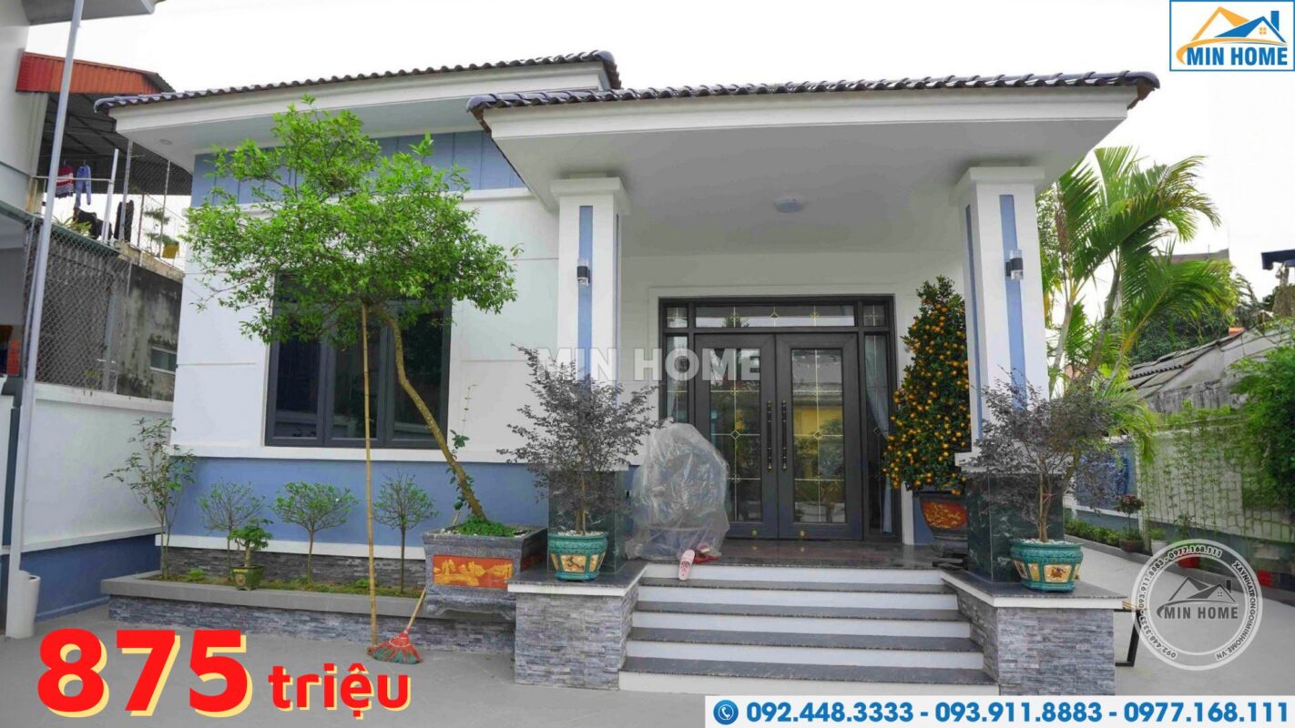 thi cong nha 1 tang 145m2 hien dai gia re 11