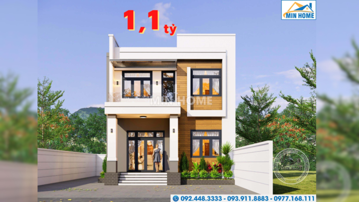 thiet ke ngoi nha pho 2 tang vua hien dai vua dep ma gia lai re tai ha nam mn02123 1
