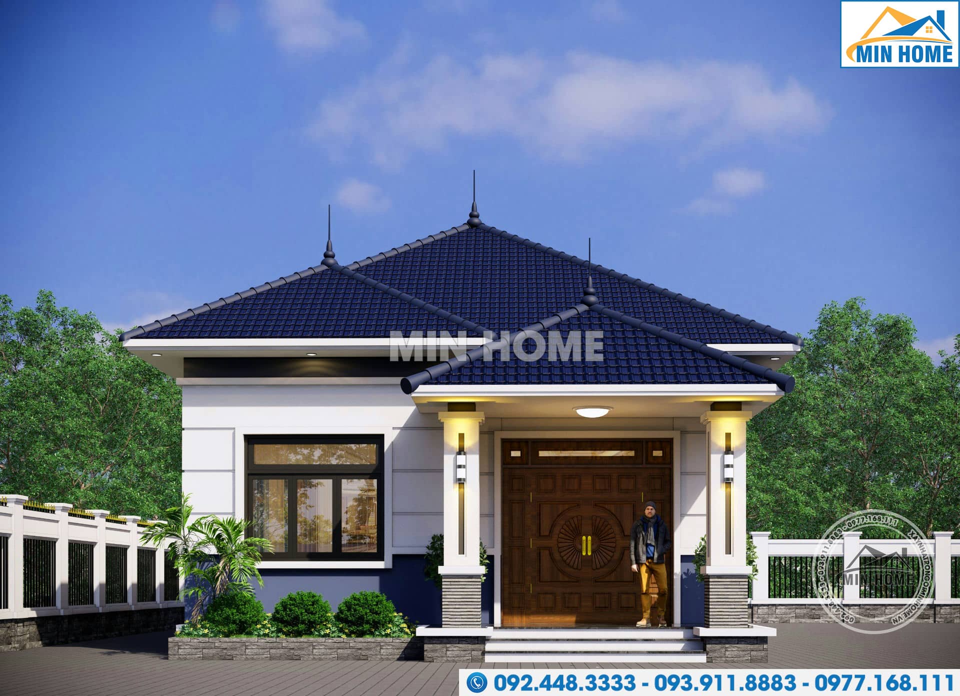 thiet ke nha cap 4 mai nhat dep hien dai gia re tai binh phuoc mn03633 1