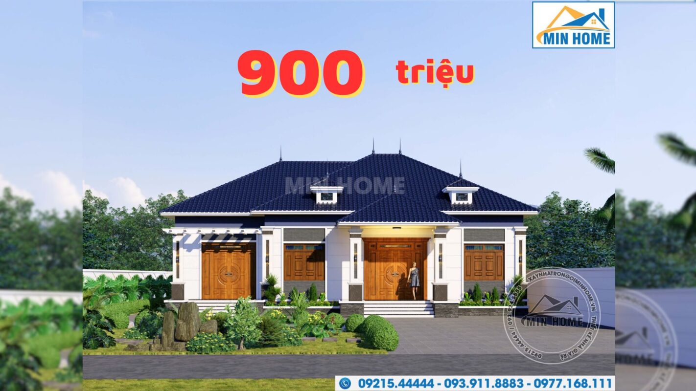 me man mau nha 1 tang mai nhat so huu khong gian san vuon ly tuong mn04093 7