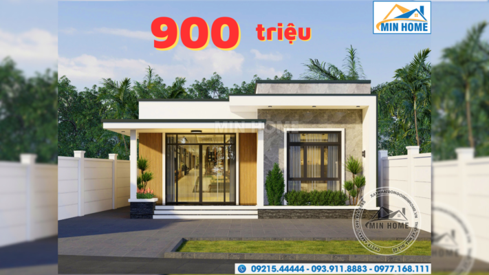 mau nha 1 tang mai bang 3 phong ngu dep xuat sac trieu nguoi me mn04534 12a