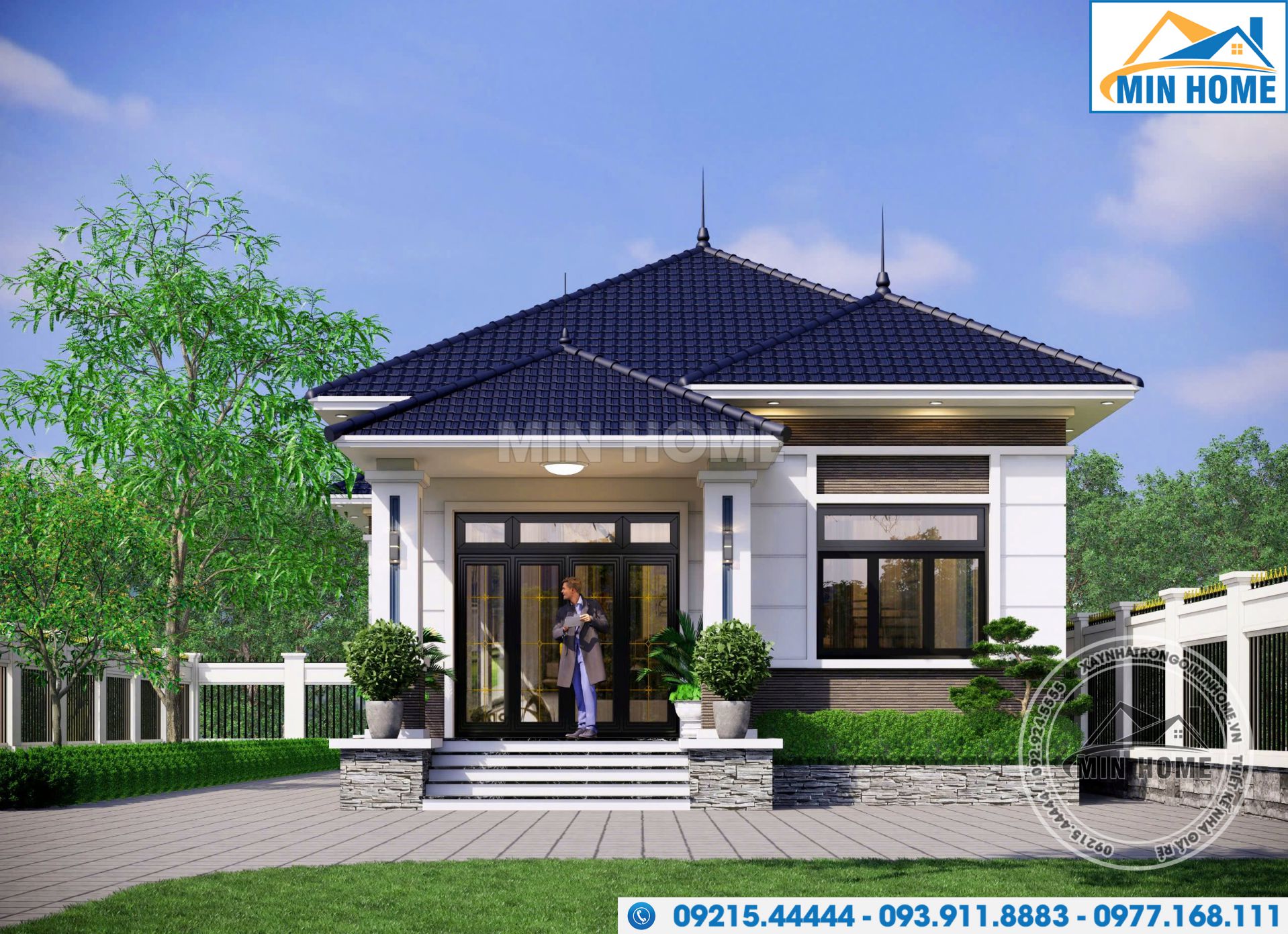mau nha cap 4 mai nhat 3 phong ngu ket hop khong gian xanh tuyet dep mn04430 6 mau nha cap 4 mai nhat 3 phong ngu ket hop khong gian xanh tuyet dep mn04430 6