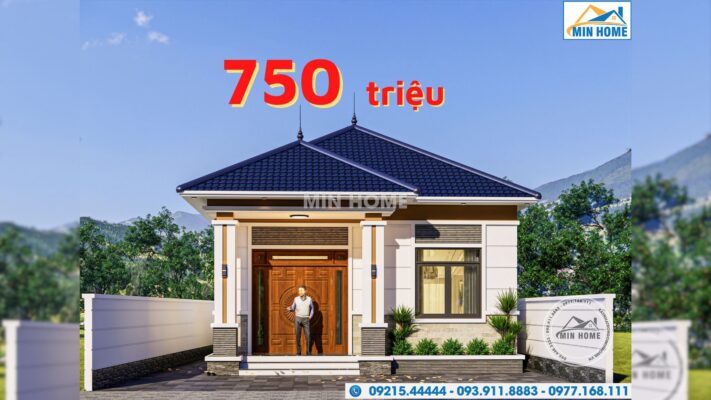 nha 1 tang 100m2 dep voi chi phi hop ly tu min home 1