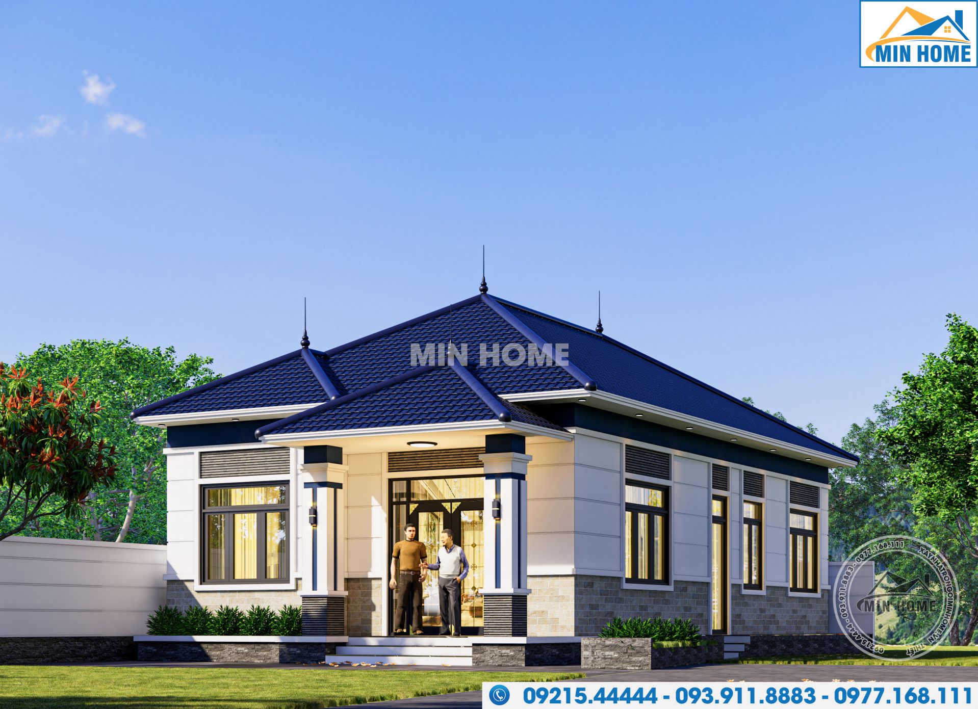 qua hot voi mau nha cap 4 mai nhat nho gon 3 phong ngu 10