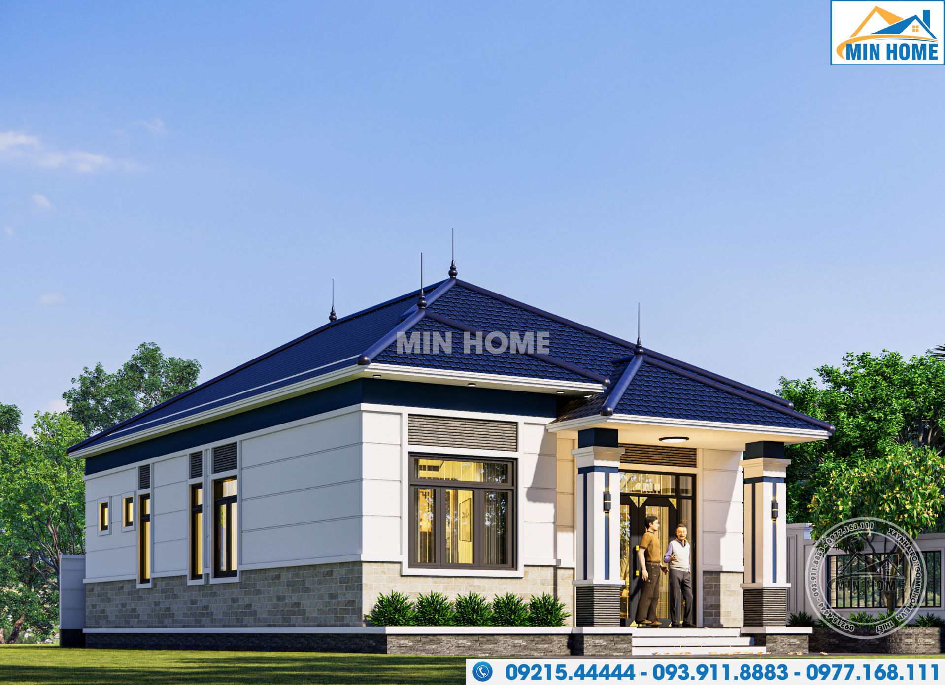 qua hot voi mau nha cap 4 mai nhat nho gon 3 phong ngu 12