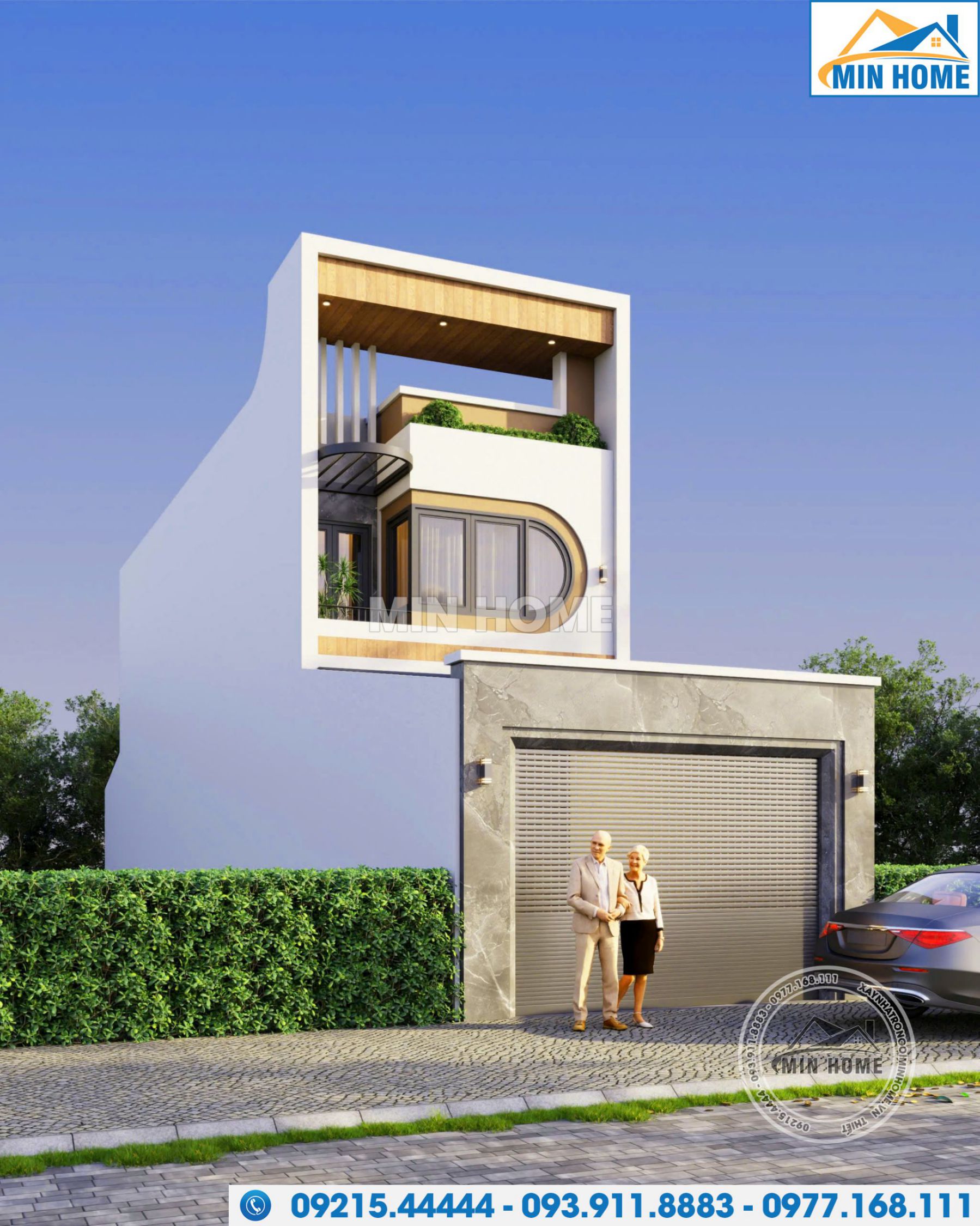 mau thiet ke nha pho hien dai 2 tang 5x16 5m gia re tien nghi 10