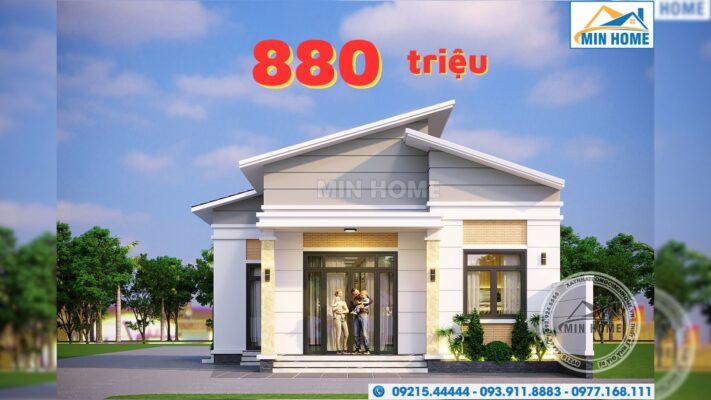 mau nha 1 tang mai lech 3 phong ngu gay sot vi thiet ke qua dep mn05027 6