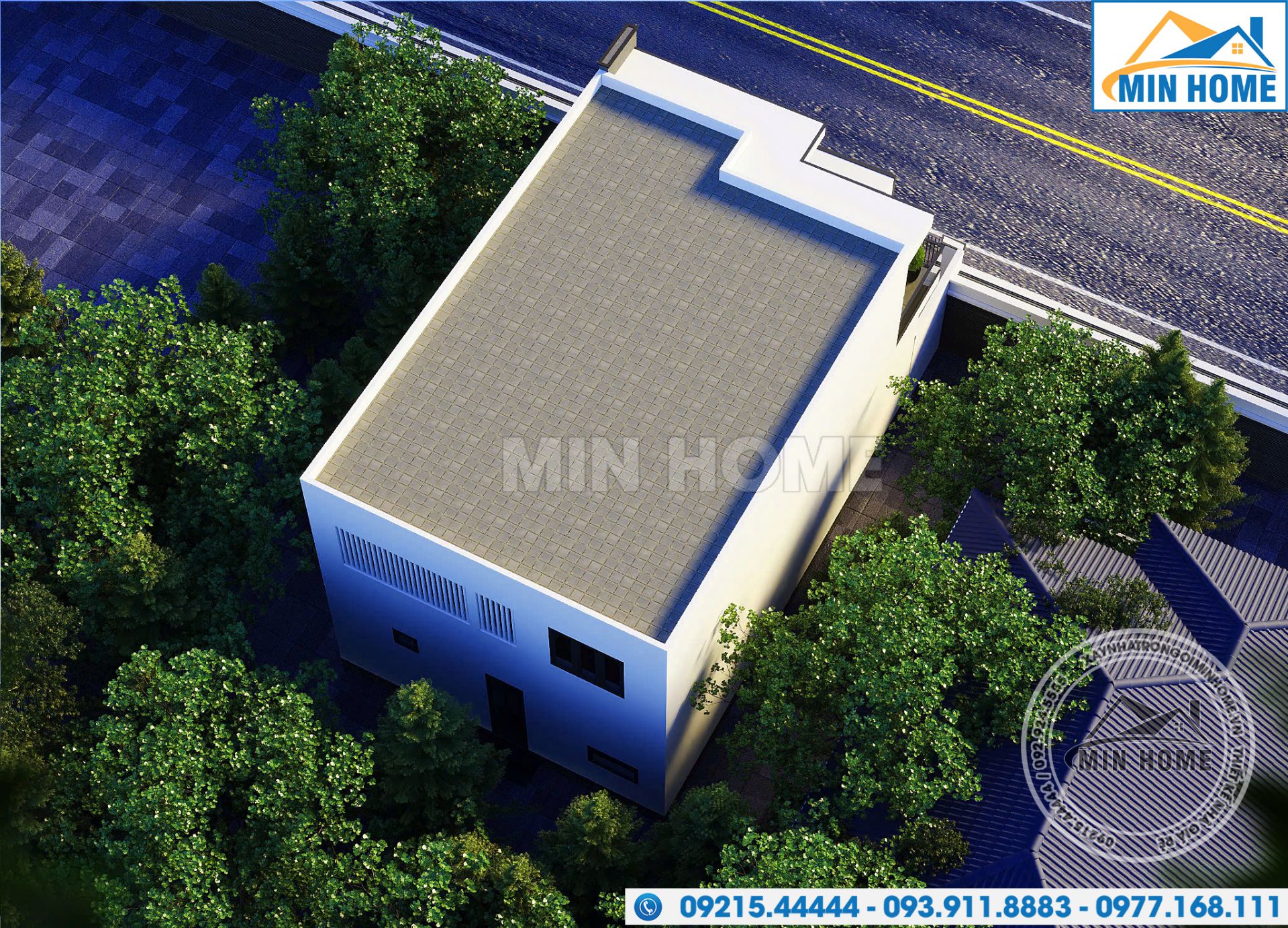 mau nha 2 tang mai bang dep hien dai tien nghi gia re mn04675 4