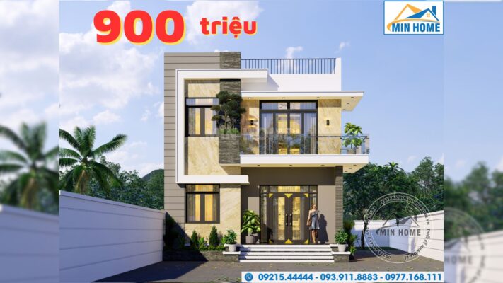 mau nha 2 tang mai bang hien dai tuyet dep chi phi tiet kiem mn04973 7