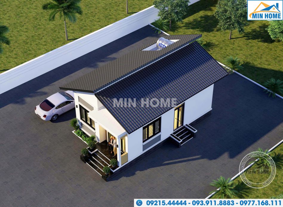 mau nha cap 4 mai lech 2 phong ngu dep hien dai gia xay hop ly mn05127 6