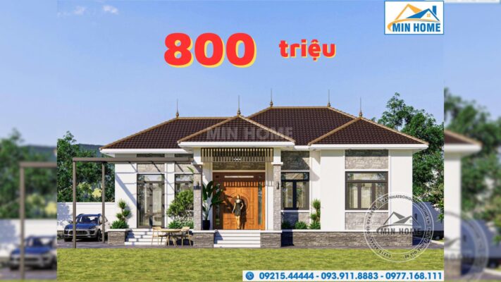 mau nha cap 4 mai nhat 2 phong ngu dep me nhin muon xay mn04958 10