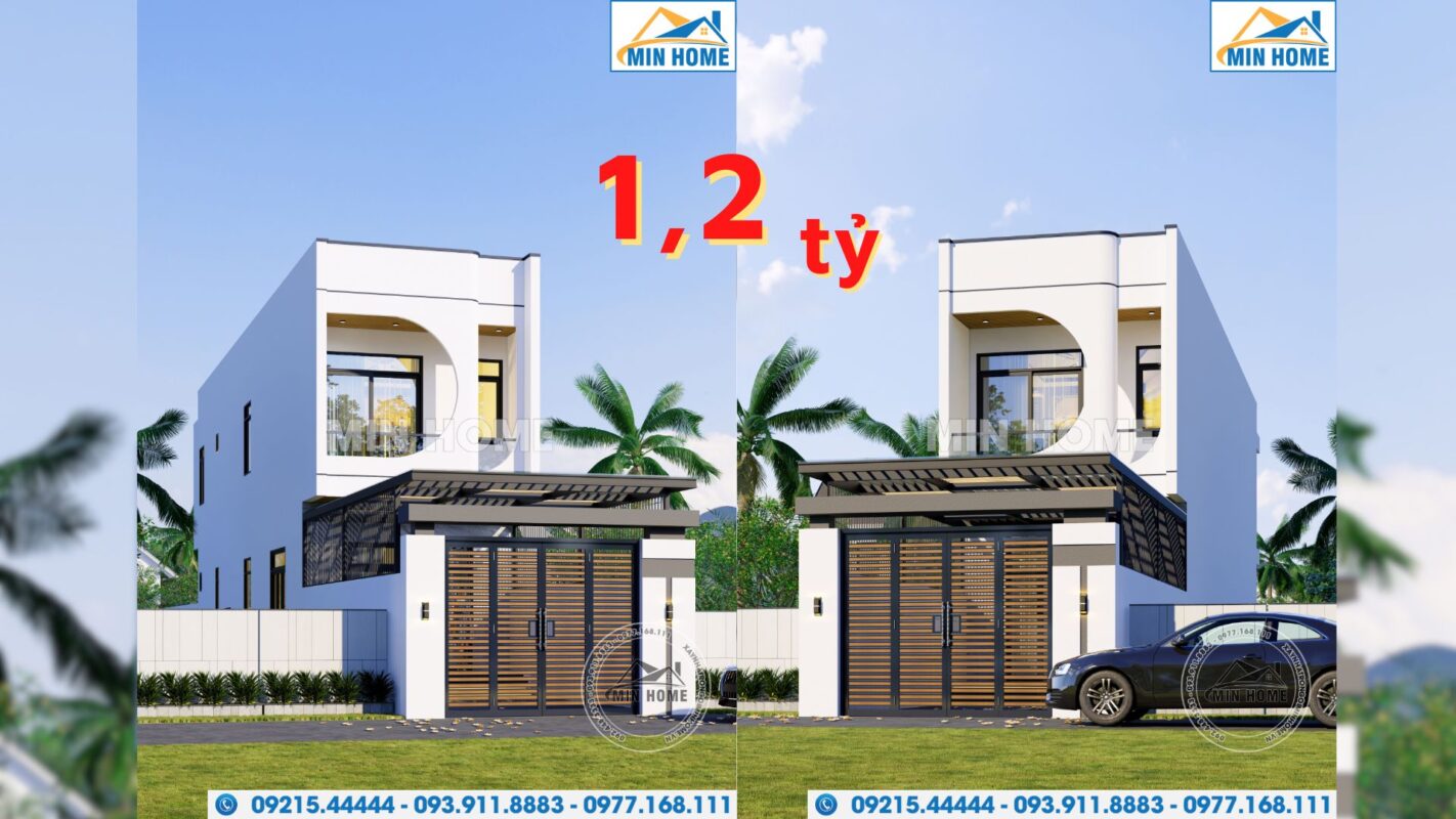 mau nha pho 2 tang dep hien dai khong loi thoi mn04822 11