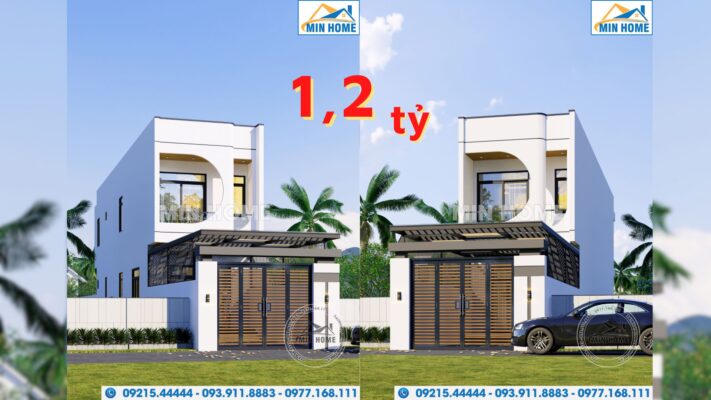 mau nha pho 2 tang dep hien dai khong loi thoi mn04822 11