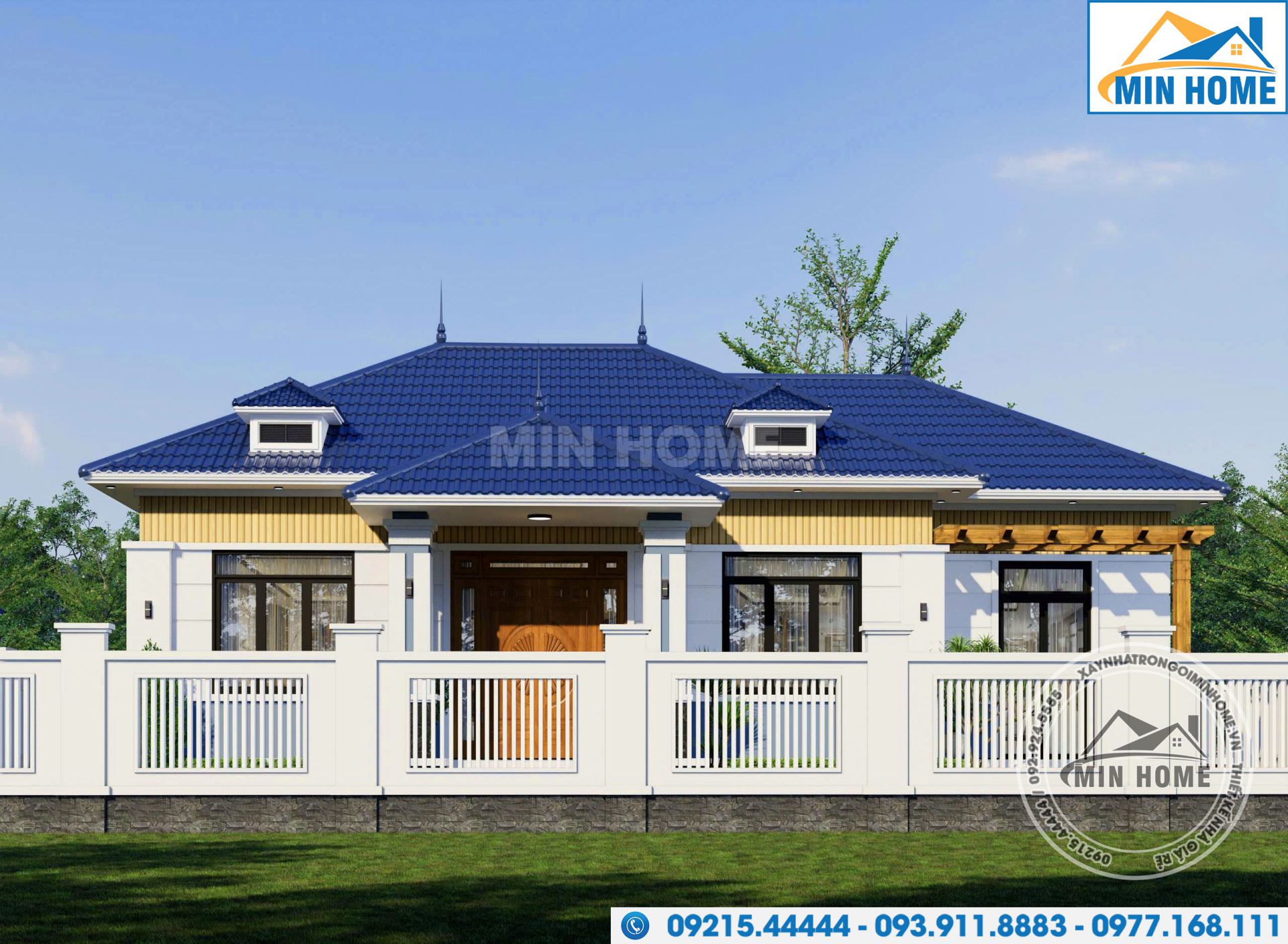 mau nha cap 4 mai nhat 3 phong ngu dep tien nghi chi phi hop ly mn05153 11