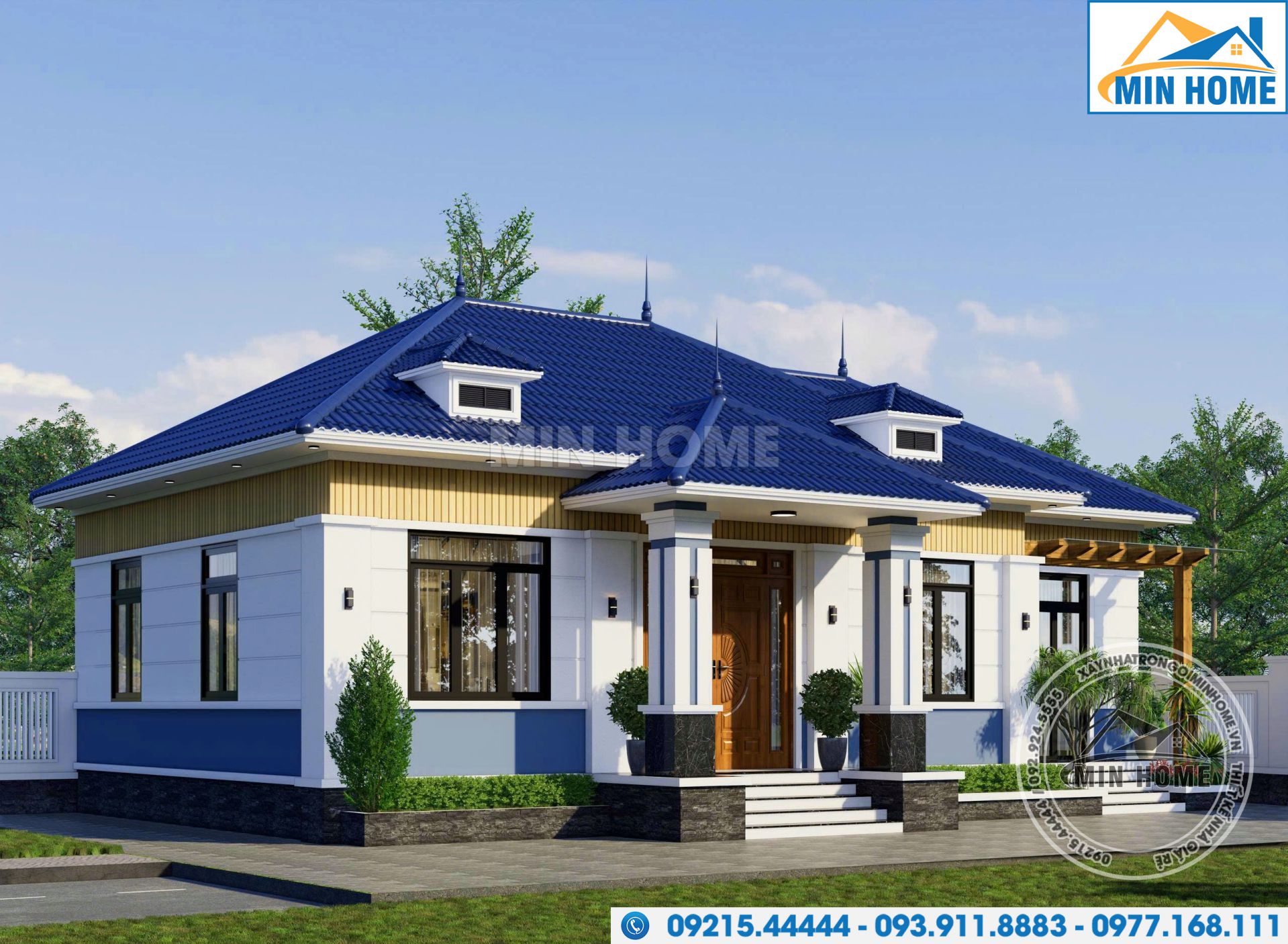 mau nha cap 4 mai nhat 3 phong ngu dep tien nghi chi phi hop ly mn05153 12