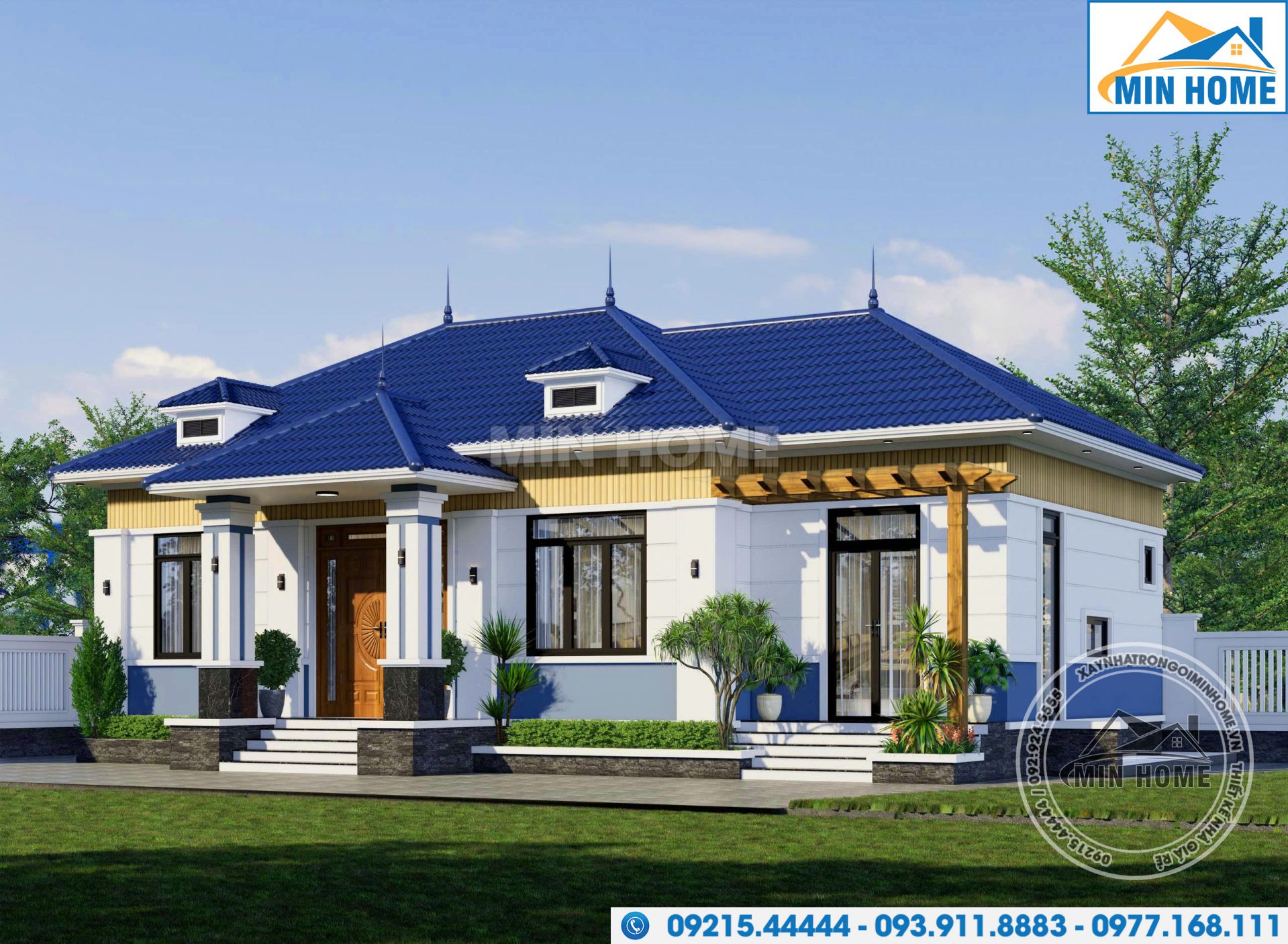 mau nha cap 4 mai nhat 3 phong ngu dep tien nghi chi phi hop ly mn05153 8