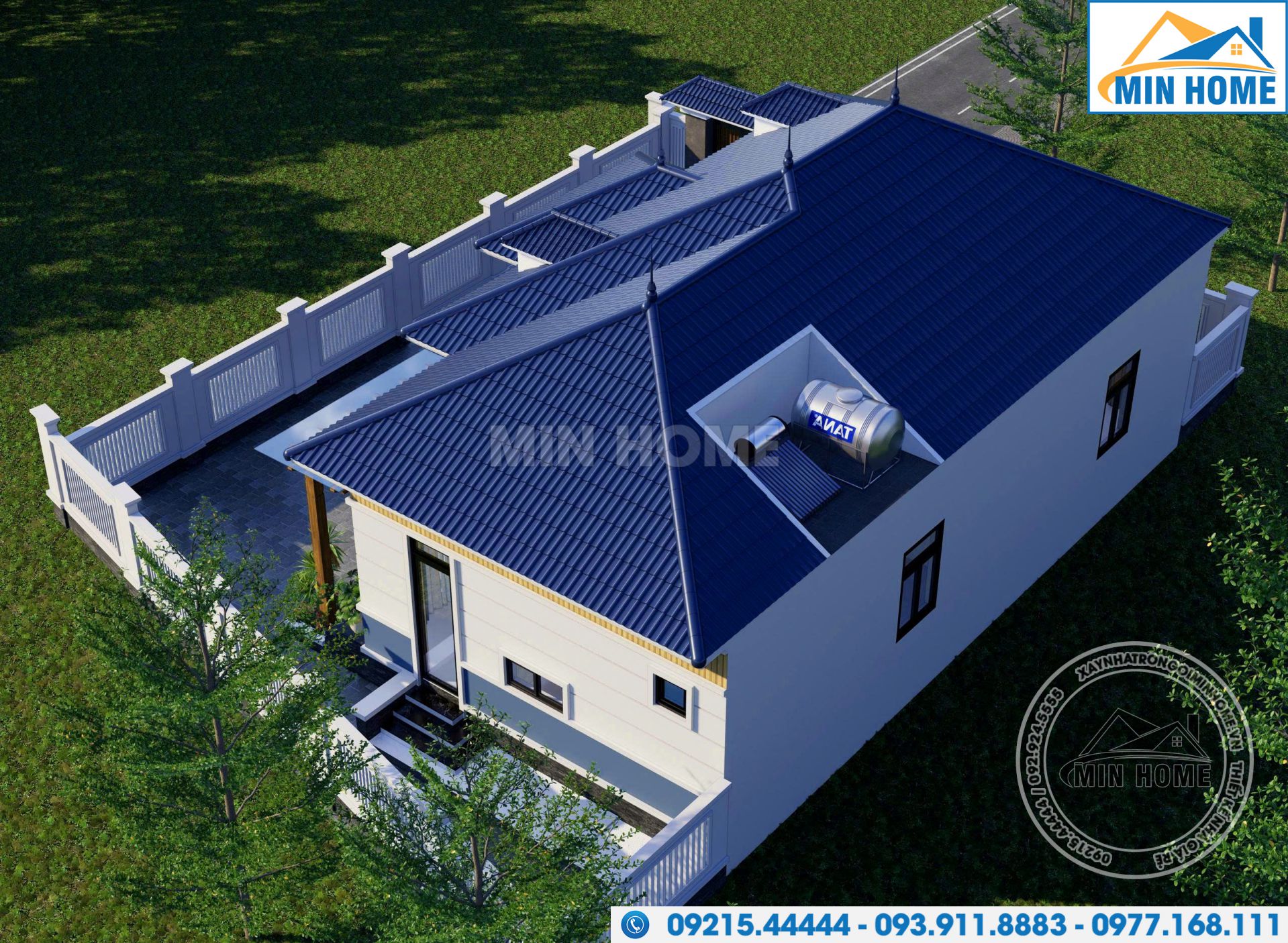 mau nha cap 4 mai nhat 3 phong ngu dep tien nghi chi phi hop ly mn05153 9