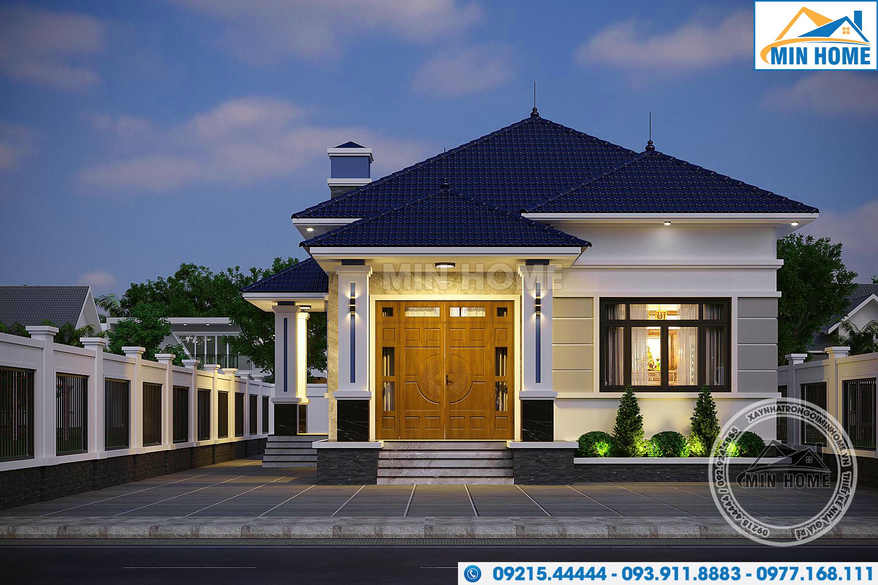 mau nha cap 4 mai nhat hien dai thiet ke 3 phong ngu dep me rong thoang mn05202 12