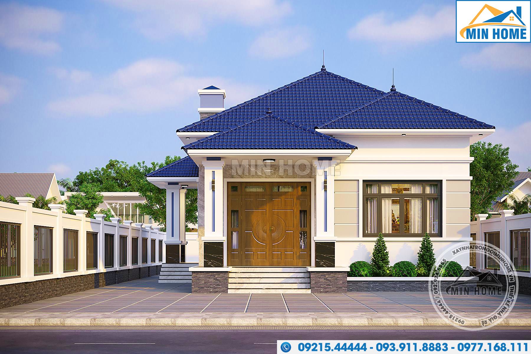 mau nha cap 4 mai nhat hien dai thiet ke 3 phong ngu dep me rong thoang mn05202 14