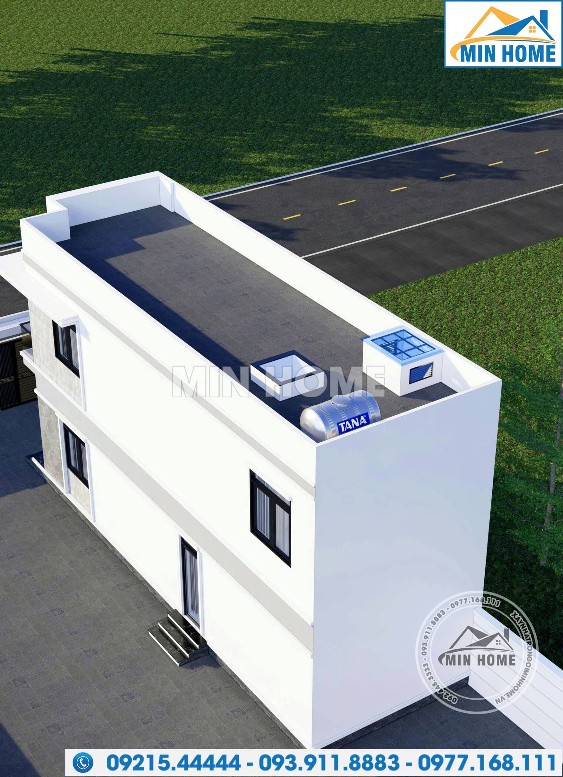 mau nha ong 2 tang hien dai mat tien 5m phu hop cho gia dinh tre mn05235 5