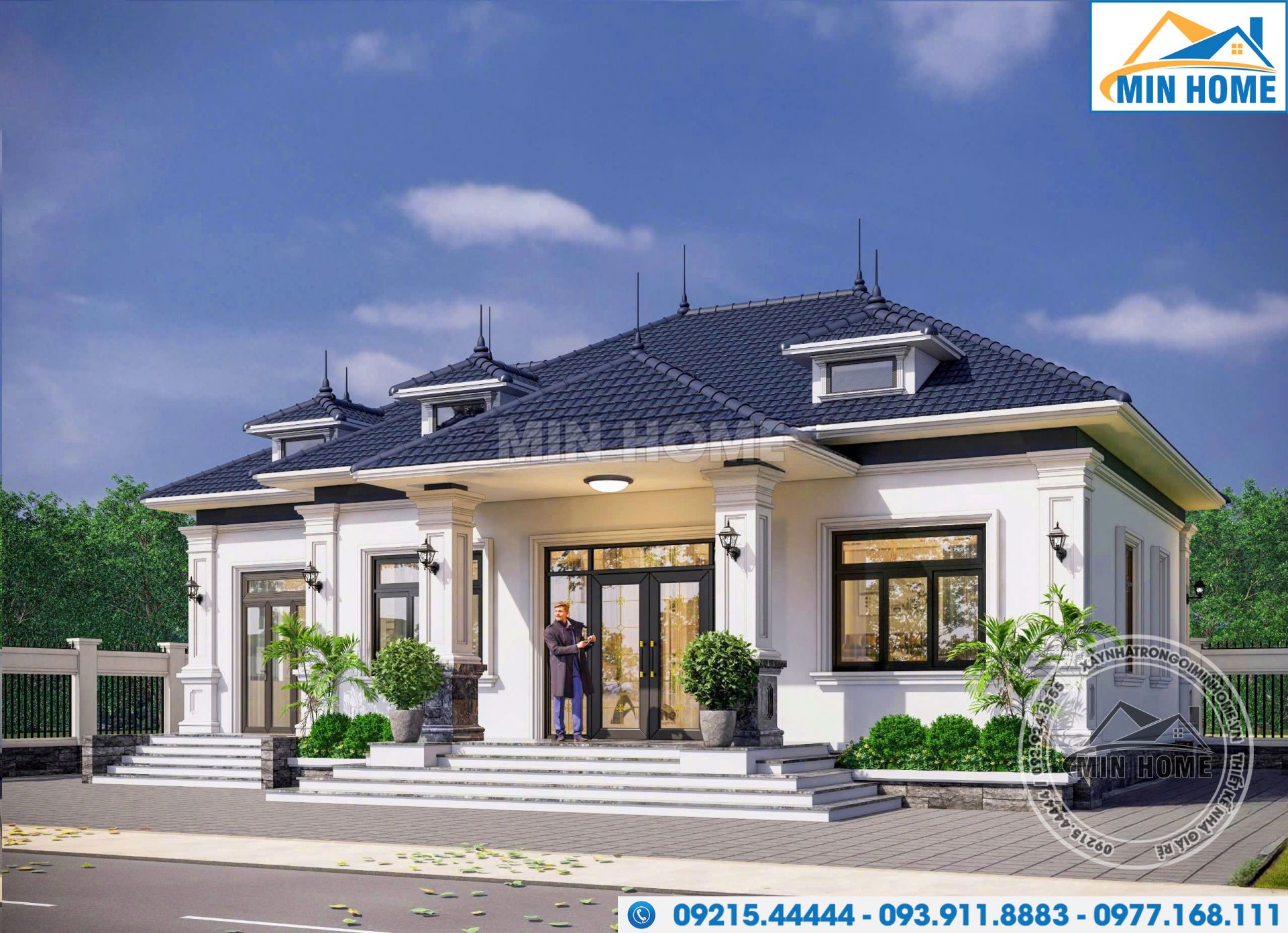 mau nha vuon mai nhat 4 phong ngu dep sang nhin la muon xay mn05072 4
