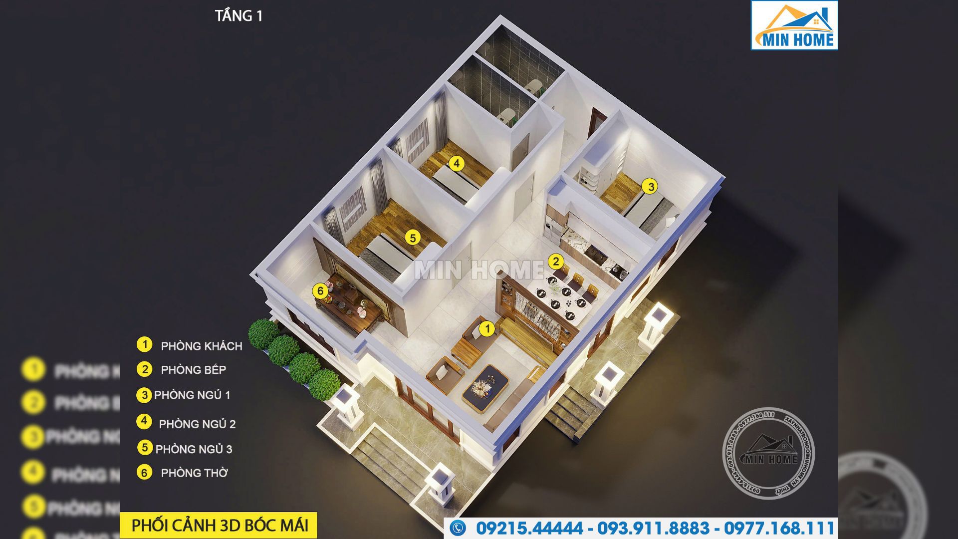 gioi thieu mau nha 1 tang mai nhat 3 phong ngu tien nghi tai thanh hoa 8