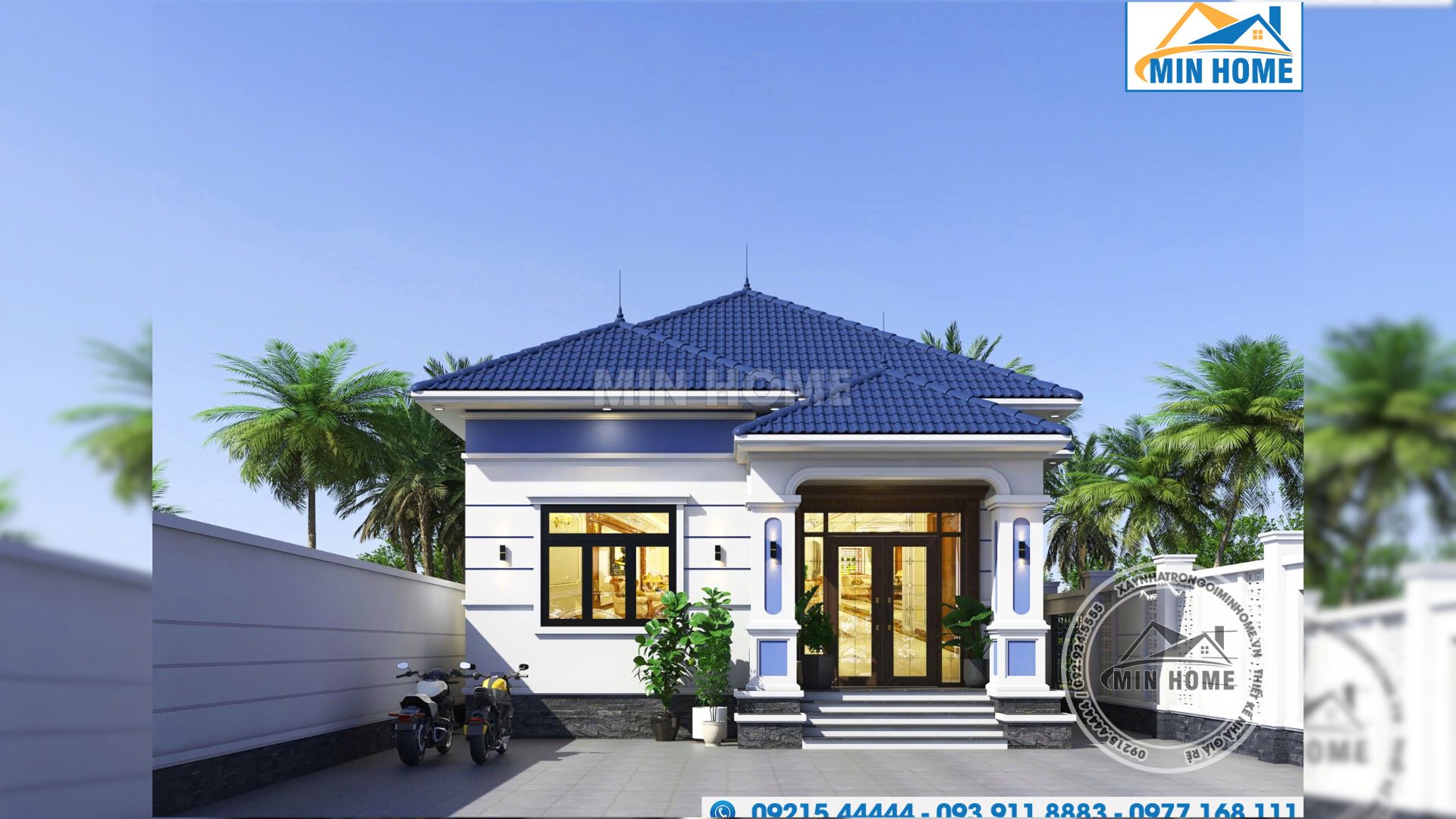 mau nha cap 4 mai nhat 120m2 tuyet dep voi 3 phong ngu rong thoang mn05383 9
