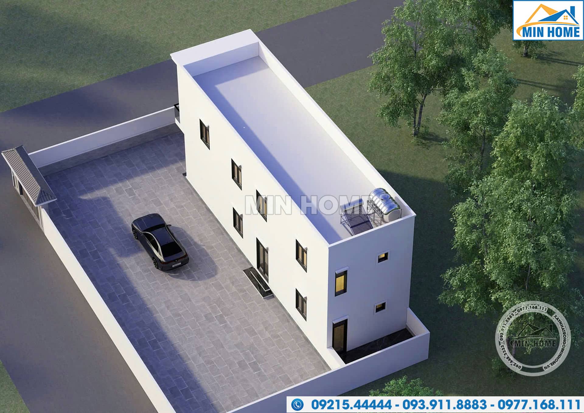 mau nha pho 2 tang 4 phong ngu 5x18m dep hien dai mn05426 2 mau nha pho 2 tang 4 phong ngu 5x18m dep hien dai mn05426 2