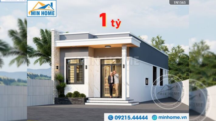 mau nha vuon mai bang 1 tang 90m2 tien nghi va tiet kiem chi phi 1