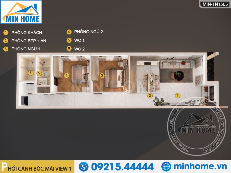 mau nha vuon mai bang 1 tang 90m2 tien nghi va tiet kiem chi phi 18