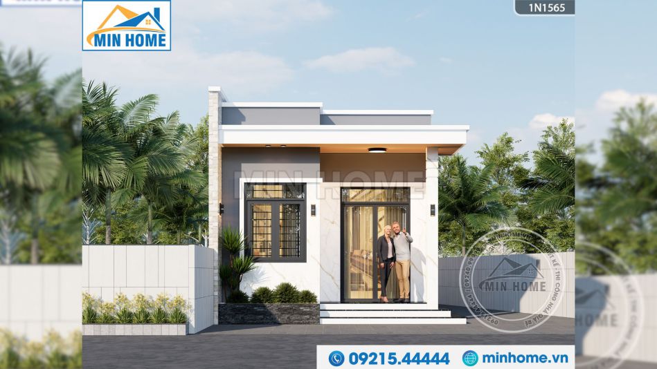 mau nha vuon mai bang 1 tang 90m2 tien nghi va tiet kiem chi phi 2