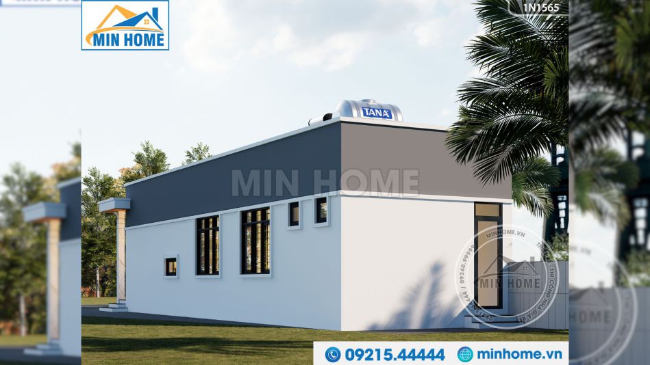 mau nha vuon mai bang 1 tang 90m2 tien nghi va tiet kiem chi phi 4