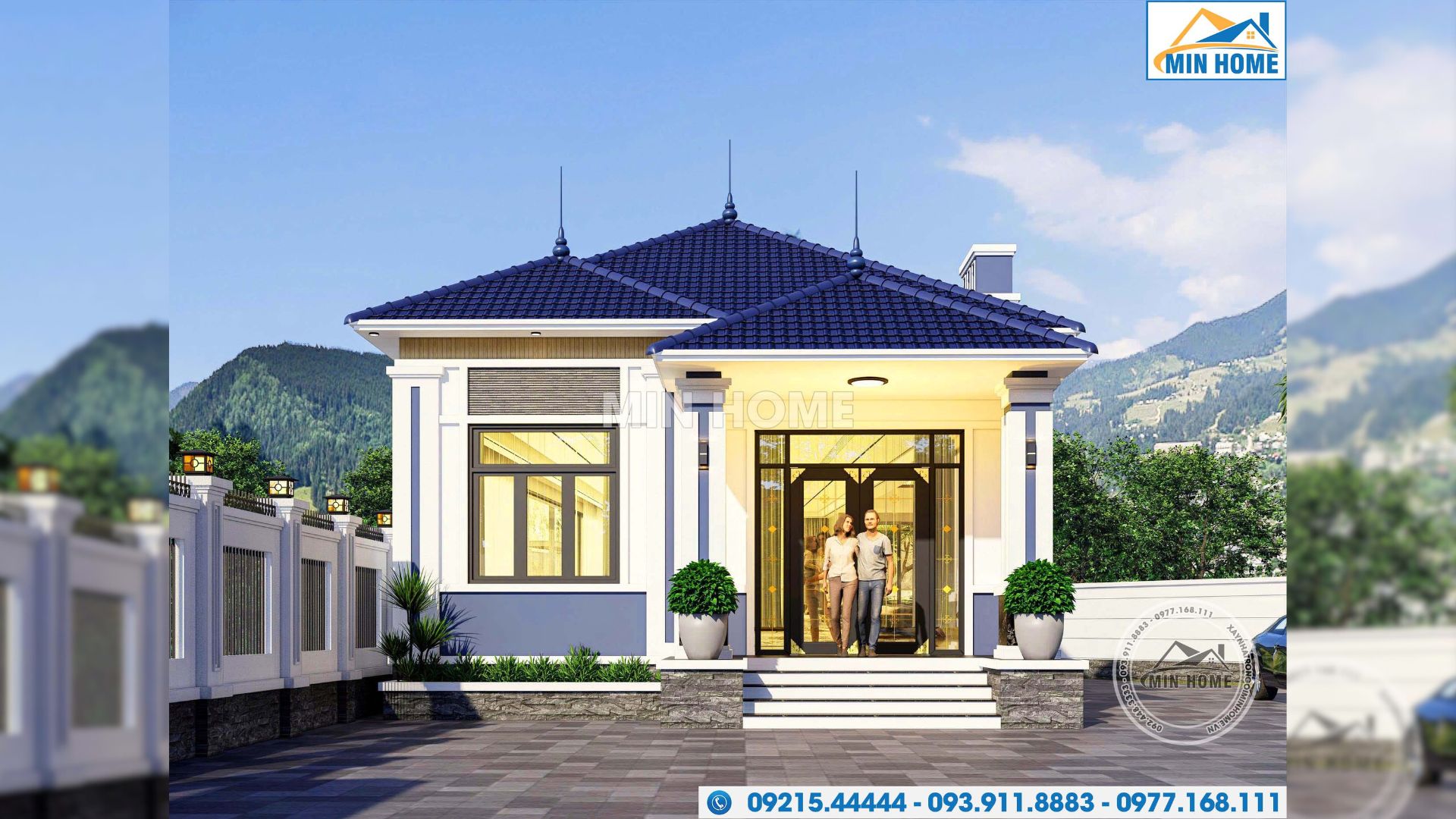 thiet ke nha cap 4 mai nhat 3 phong ngu gia re dep tien nghi mn05532 2