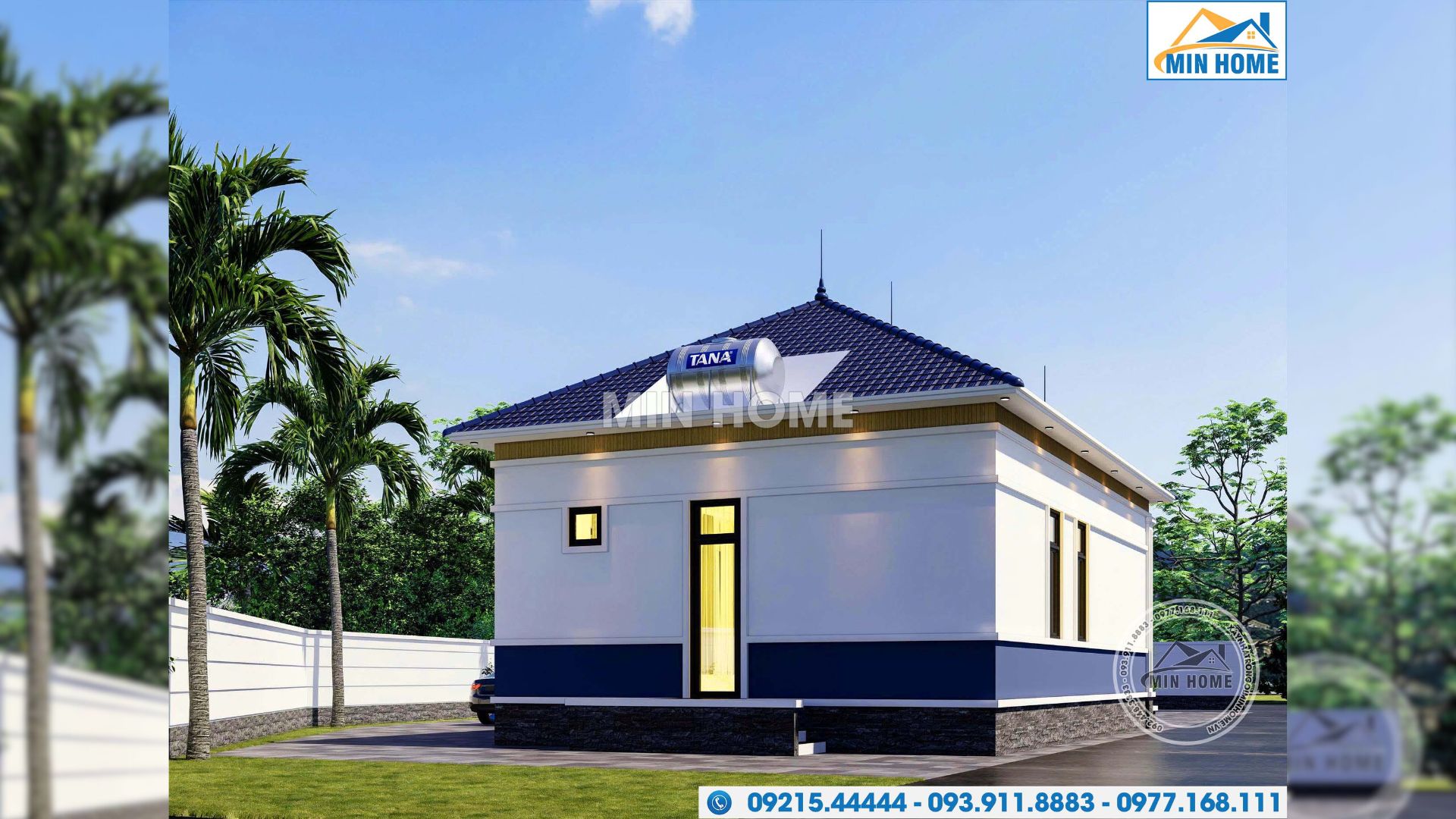 thiet ke nha cap 4 mai nhat 3 phong ngu gia re dep tien nghi mn05532 5