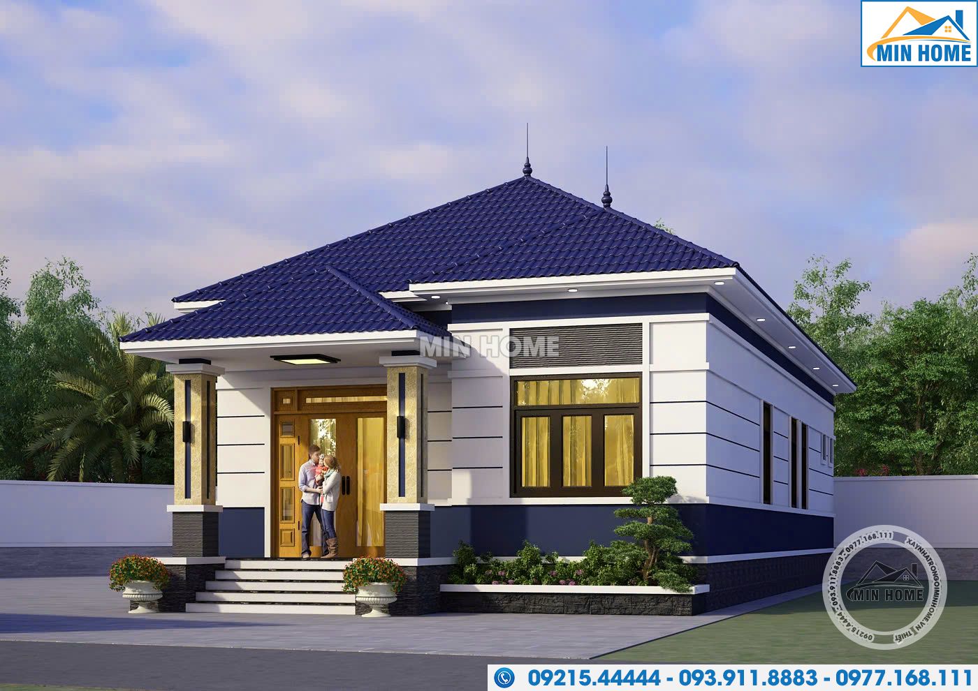 mau nha cap 4 mai nhat 4 phong ngu so huu khong gian ly tuong 10
