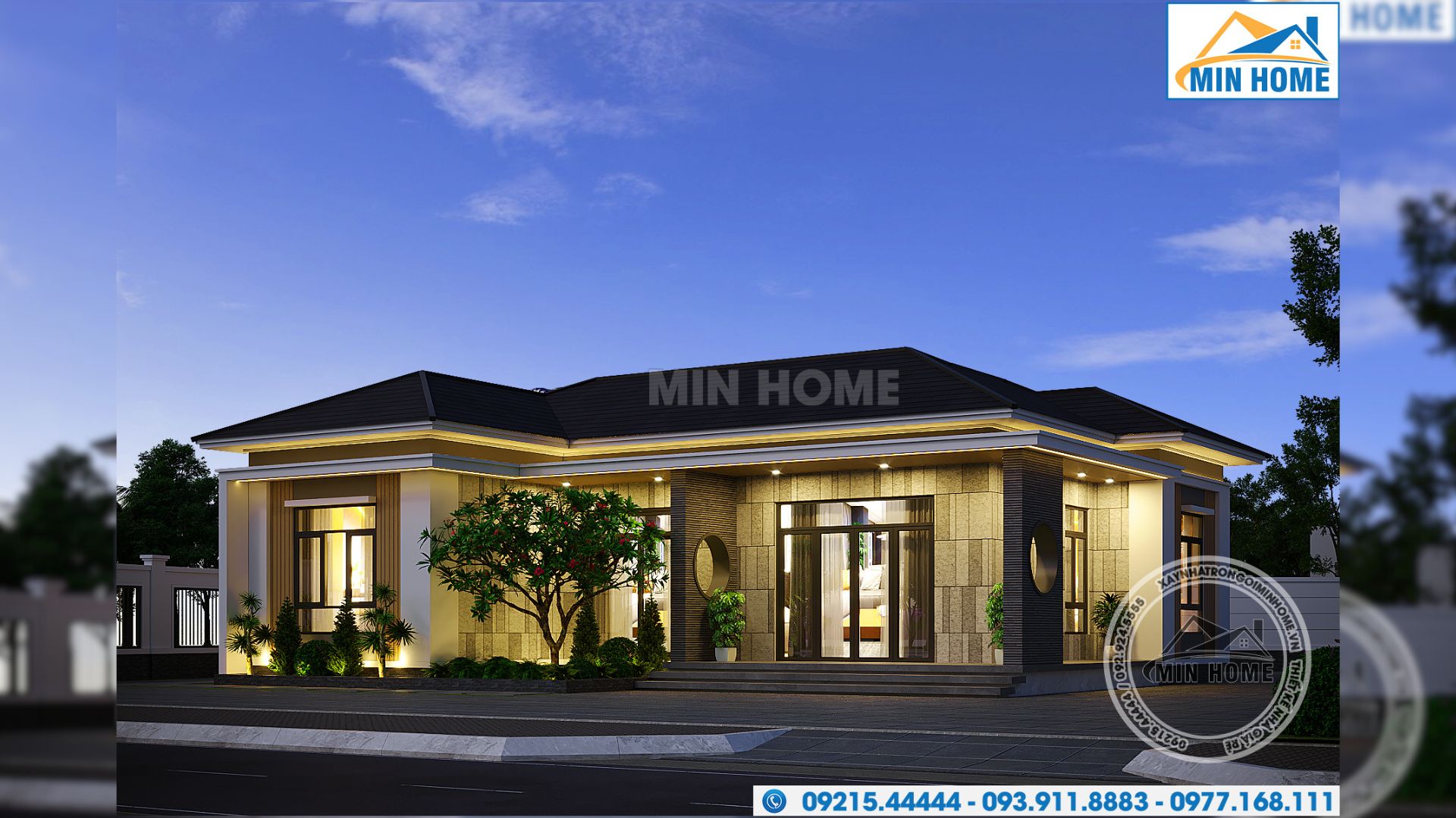 mau nha cap 4 mai nhat dep sang trong tinh te den tung chi tiet mn05625 11