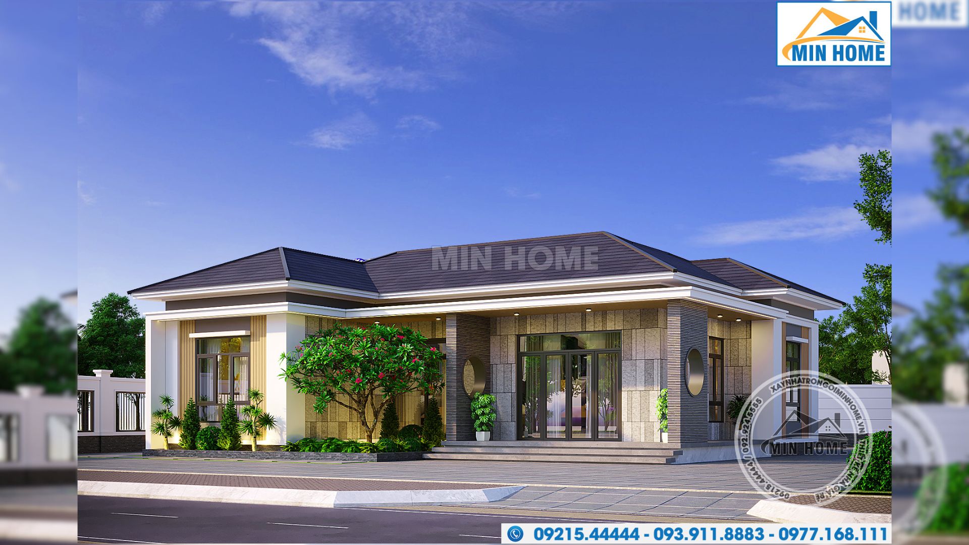mau nha cap 4 mai nhat dep sang trong tinh te den tung chi tiet mn05625 12