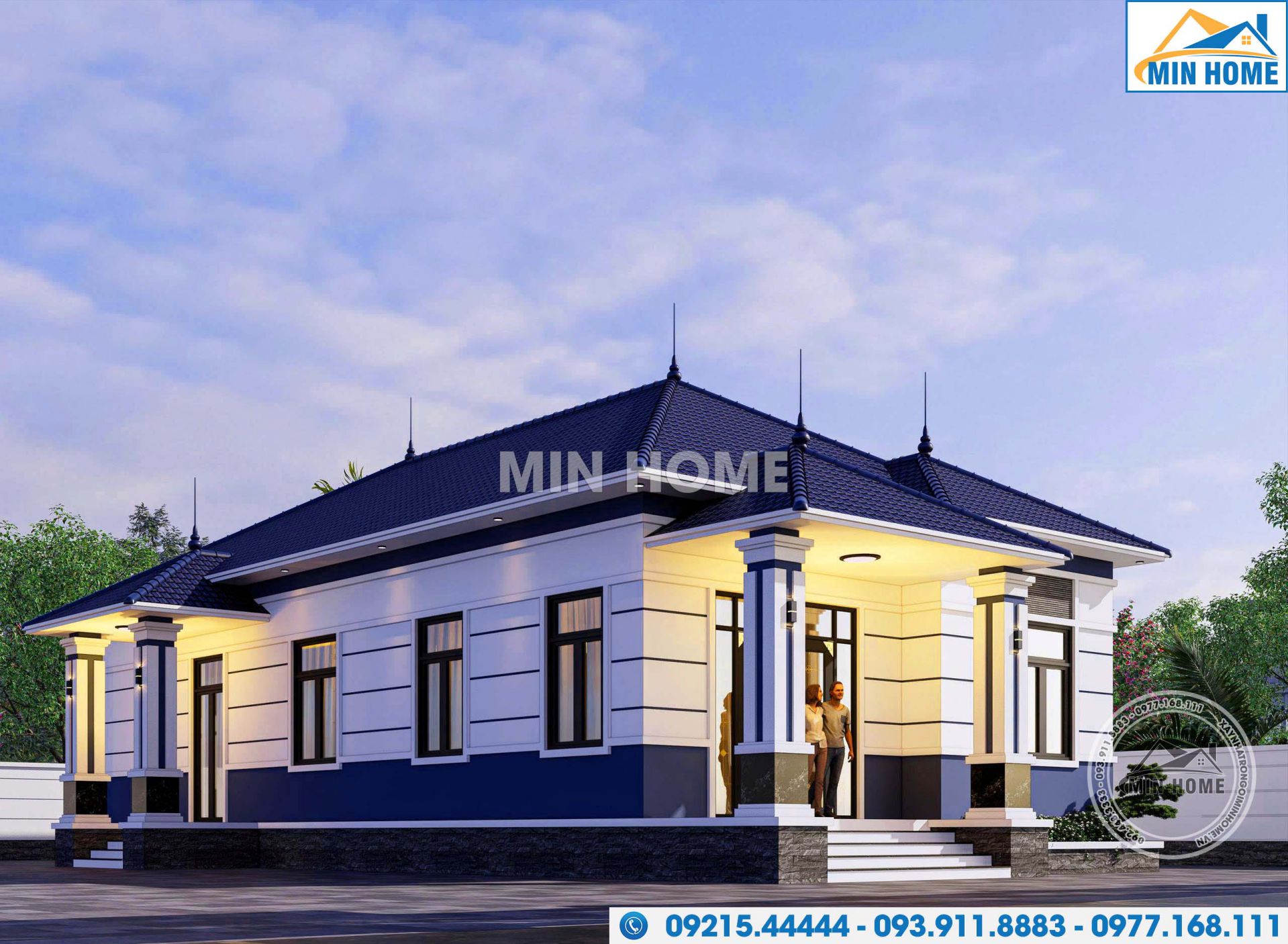 bung no mau nha cap 4 mai nhat 4 phong ngu dep xuat sac o nong thon mh05769 2