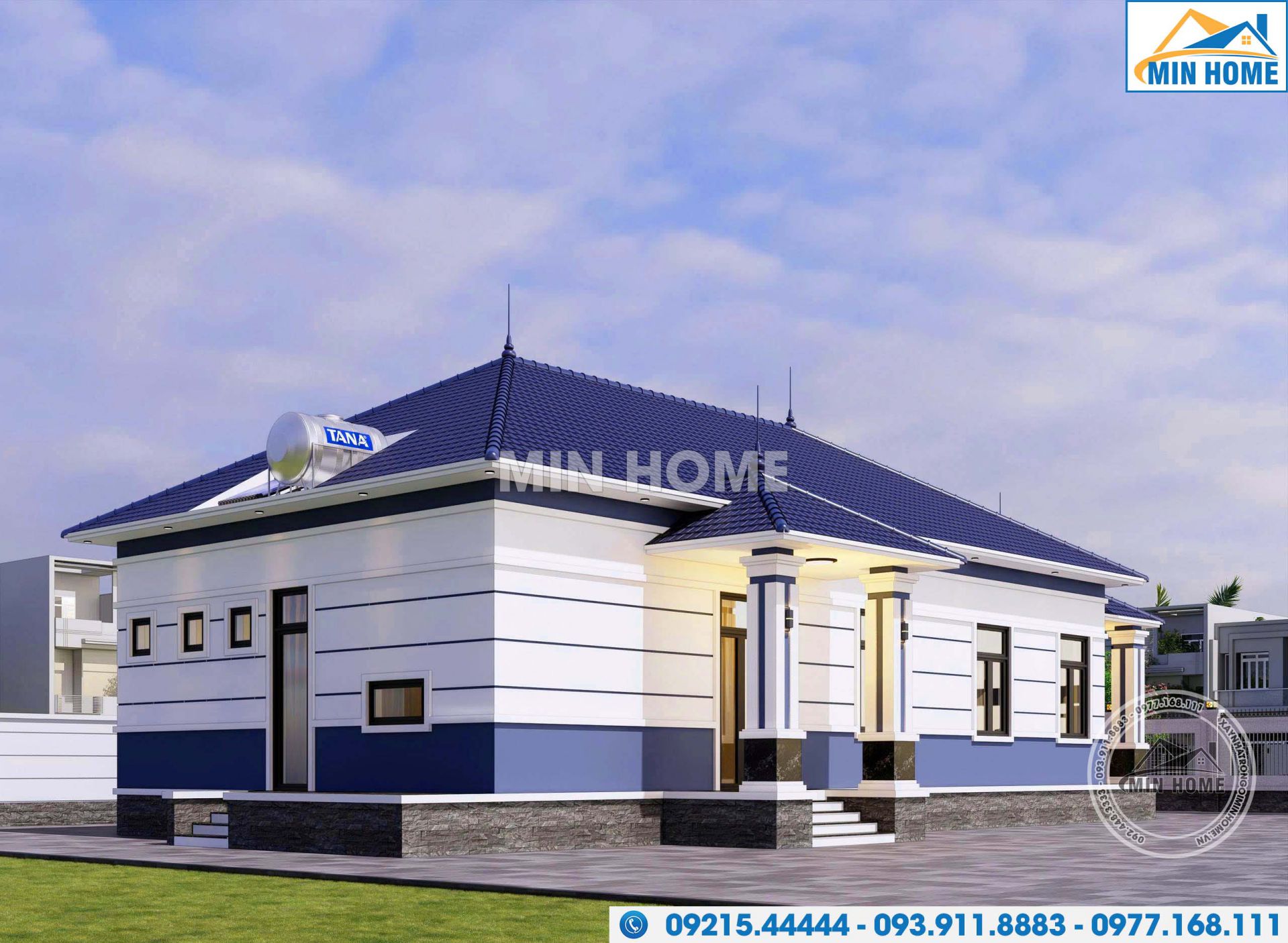 bung no mau nha cap 4 mai nhat 4 phong ngu dep xuat sac o nong thon mh05769 4