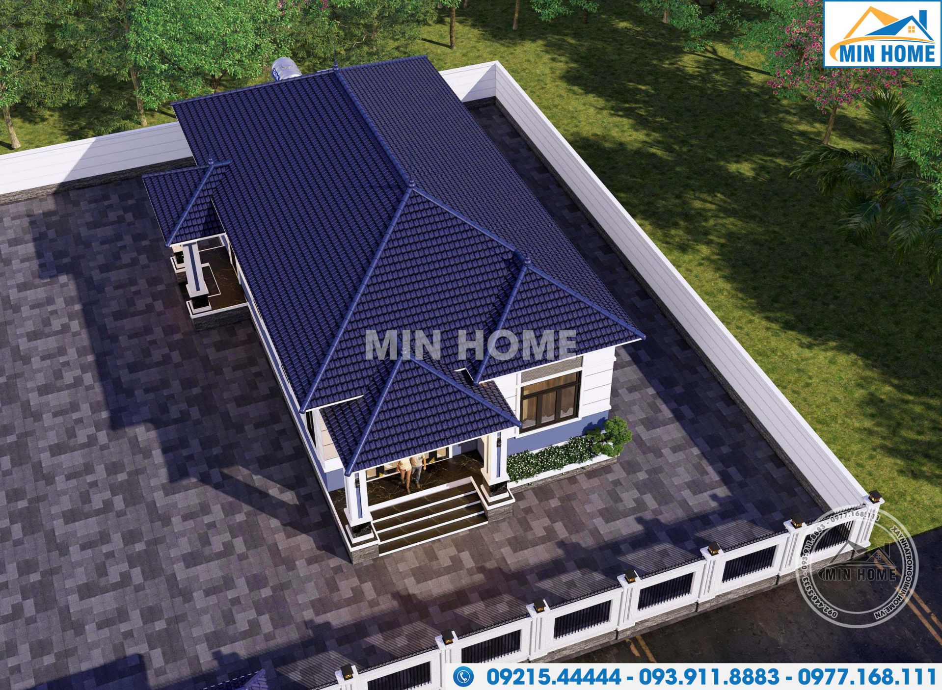 bung no mau nha cap 4 mai nhat 4 phong ngu dep xuat sac o nong thon mh05769 5